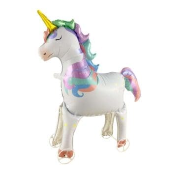 Jumbo walking pet balloon unicorn