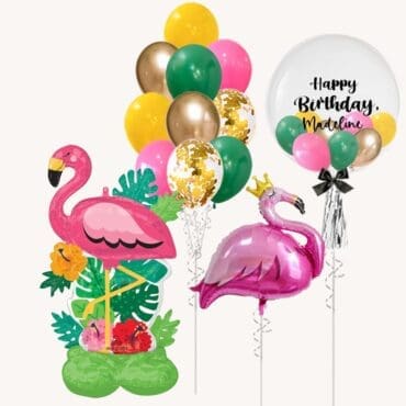 Tropical Flamingo Mega Balloon Package