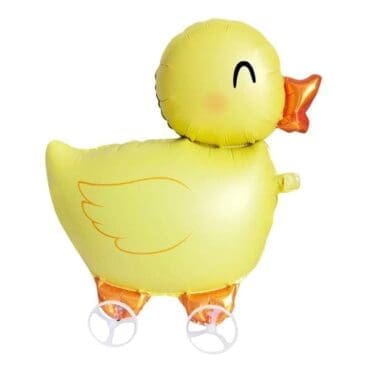 Walking pets balloon yellow duck
