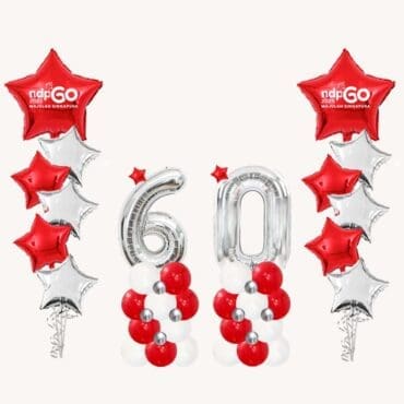 SG60 Super Red National Day Balloon Package