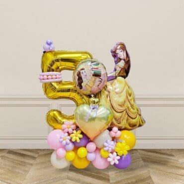 Disney Princess Belle Balloon Centerpiece