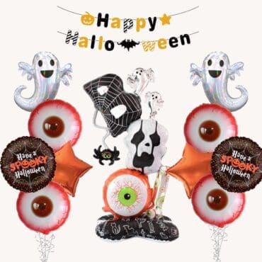 Bloody Boo Eyes Twin Halloween Balloon Package