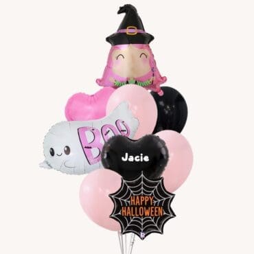 Boo Witch Halloween Grand Balloon Bouquet