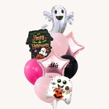 Halloween Iridescent Girl Ghost Grand Balloon Bouquet
