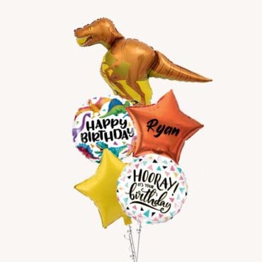 Raptor Dinosaur Balloon Bouquet