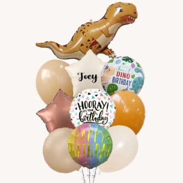 Baby Tyrannosaur Dinosaur Grand Balloon Bouquet