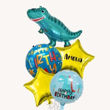 Casper Dinosaur Balloon Bouquet