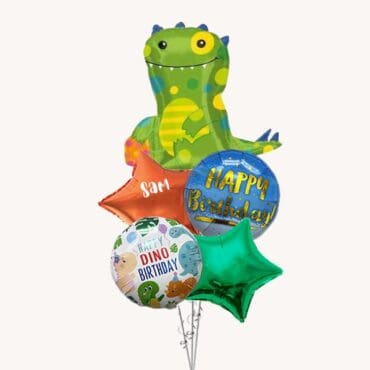 Friendly Dino Monster Balloon Bouquet