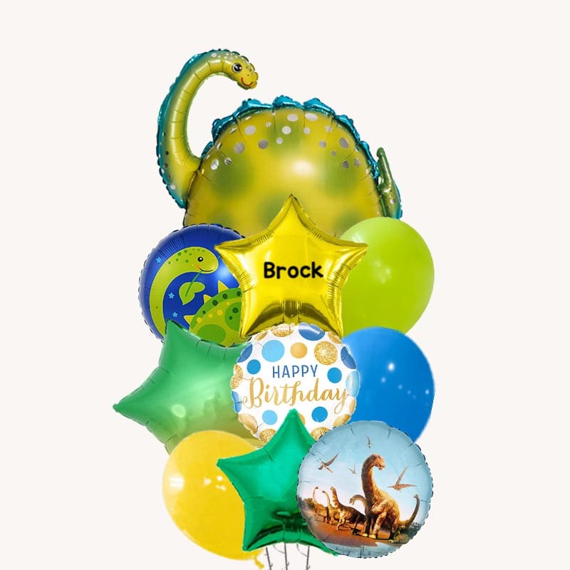Green Stegosaurus Dinosaur Grand Balloon Bouquet