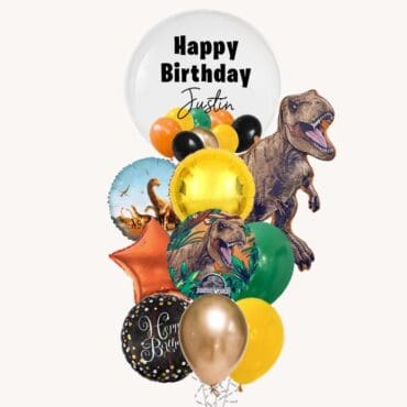Jurassic World Dominion Dinosaur Deluxe Balloon Bouquet