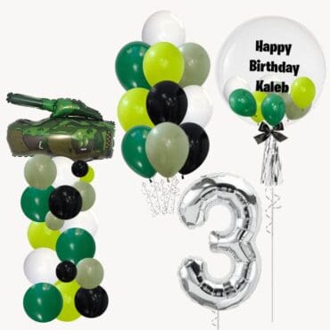 Military Tank Giga Mega Balloon Package