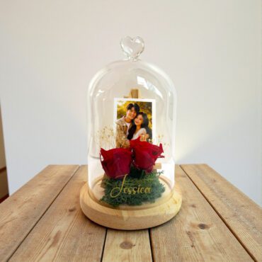 Rose Bell Jar Picture
