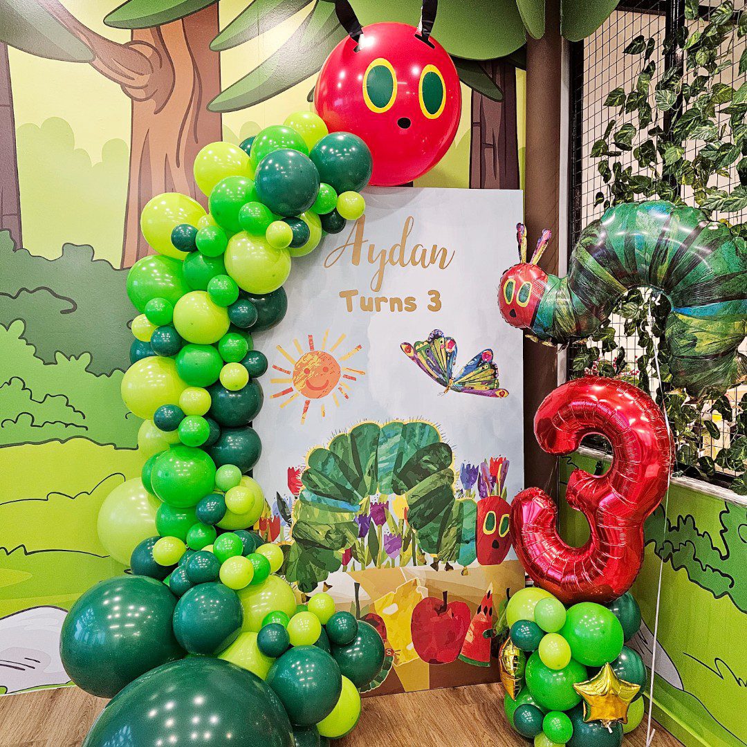 The Hungry Caterpillar Balloon Backdrop Decoration