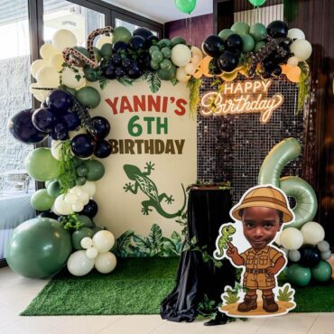 Reptile Shimmer Board Balloon Backdrop