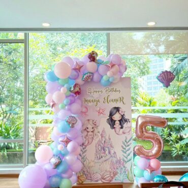 Underwater-Mermaid-Happy-Birthday-Balloon-Backdrop