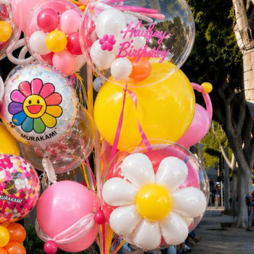 Private: Custom Bouquet (Flowers & Rainbow Board Setup)