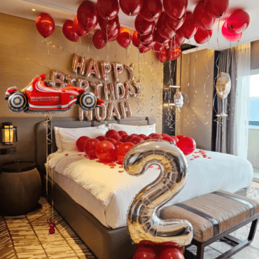 Private: Custom Package - Happy Birthday Noah Red Black Car