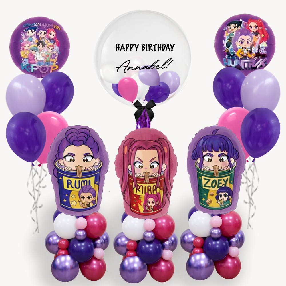 Kpop Demon Hunters Fantasy Balloon Package