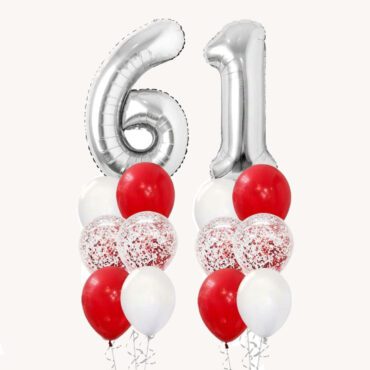 NDP 61 Double Digit National Day Balloon Bouquet