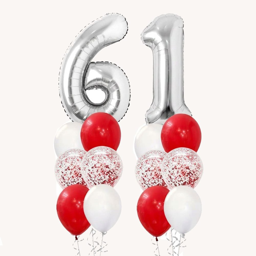 NDP 61 Double Digit National Day Balloon Bouquet