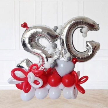 NDP SG 61 balloon centerpiece