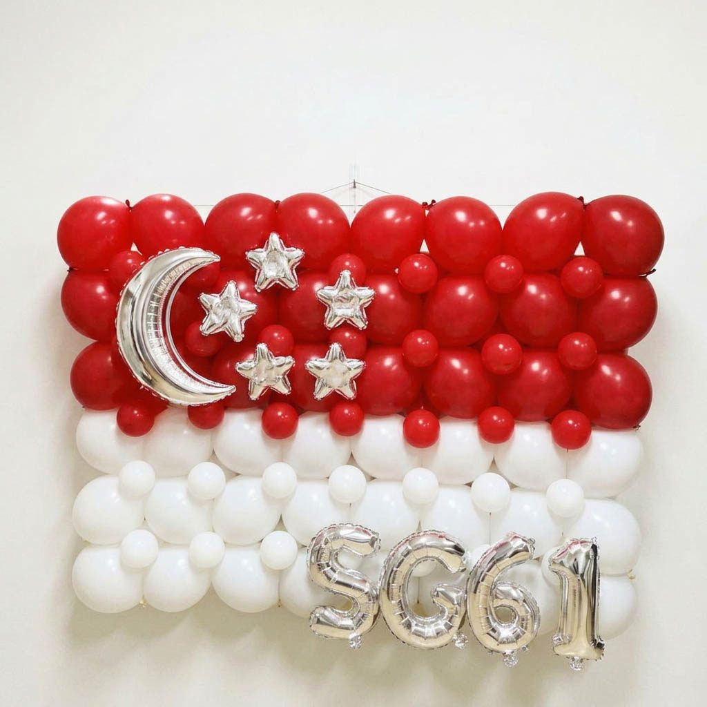 NDP Singapore Flag Balloon