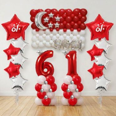 SG61 Super Red National Day Grand Balloon Package