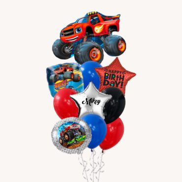Blaze Birthday Grand Balloon Bouquet