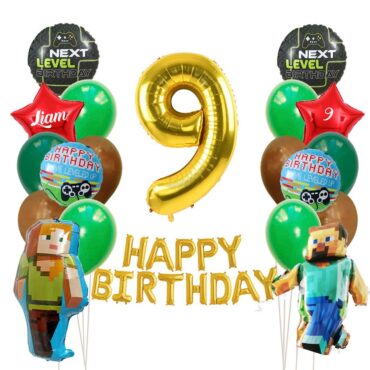 Minecraft Birthday Bash Balloon Package