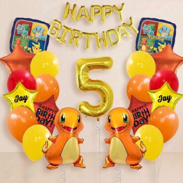 Pokemon Charmander Birthday Bash Balloon Package