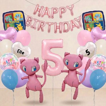 Pokemon Mew Birthday Bash Balloon Package