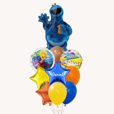Sesame Street Cookie Monster Balloon Bouquet
