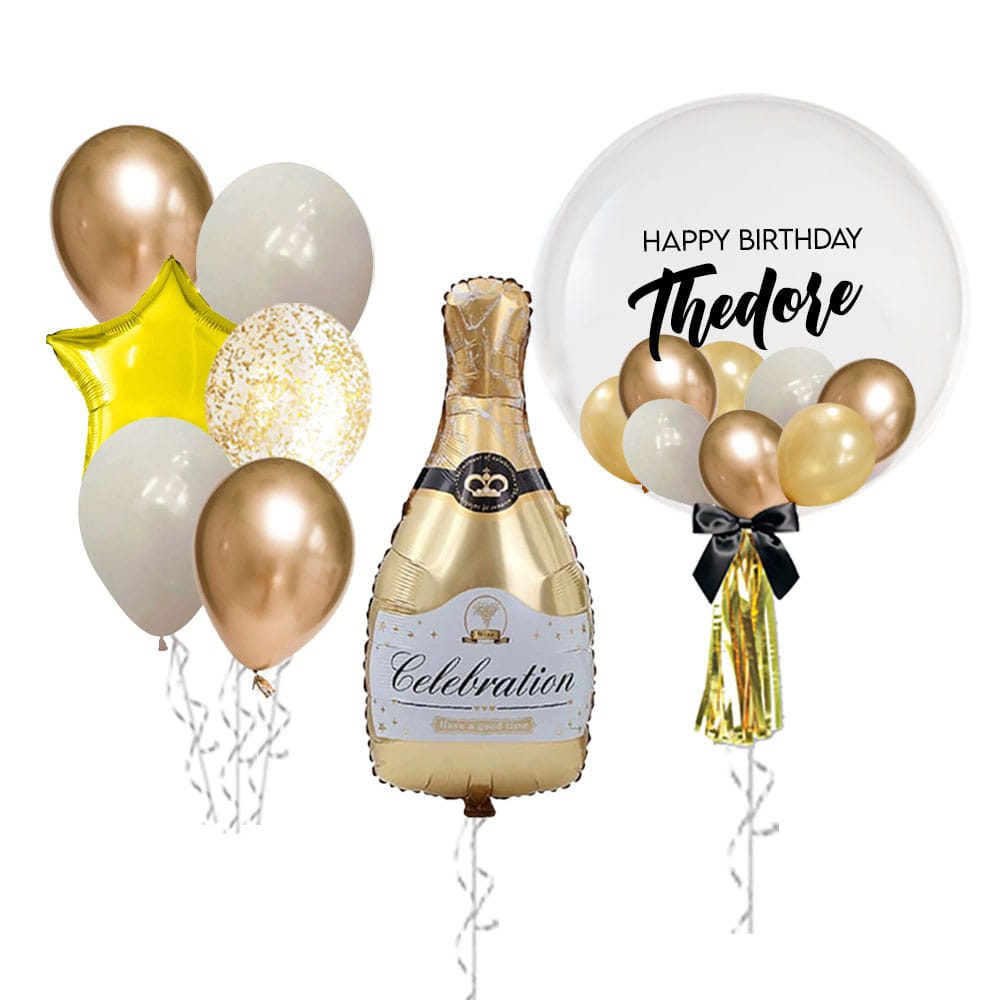 Golden Celebration Super Balloon Package